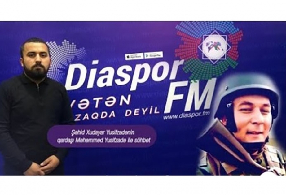 Брат шехида Худаяра Юсифзаде был гостем Diaspor FM