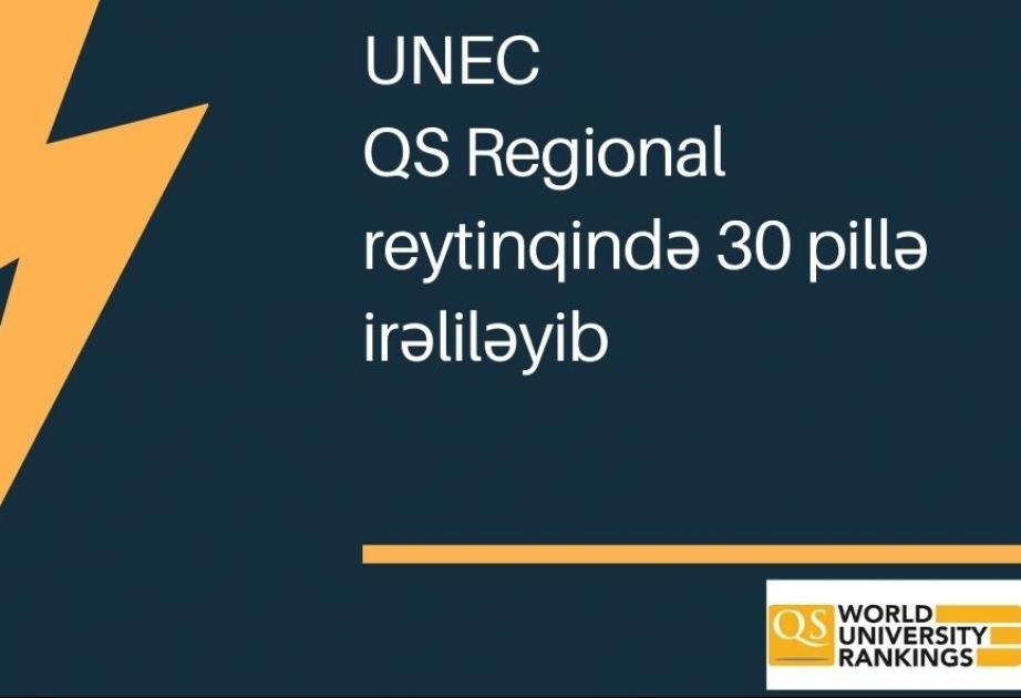UNEC QS Regional reytinqində 30 pillə irəliləyib
