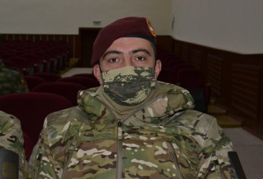 Baş gizir Rəşad Camalov: Fəxr edirəm ki, Qalib Ordunun hərbçisiyəm