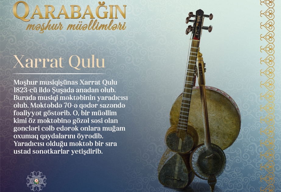 “Qarabağın məşhur müəllimləri” layihəsi davam edir - Xarrat Qulu