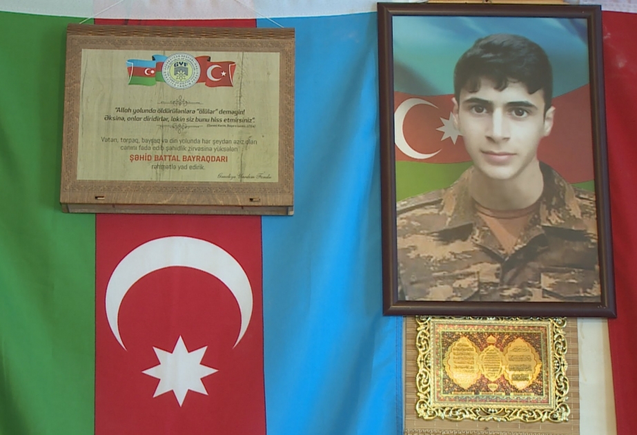 “Vətən uğrunda” medalı ilə təltif edilən on səkkiz yaşlı qəhrəman Battal Bayraqdarov VİDEO