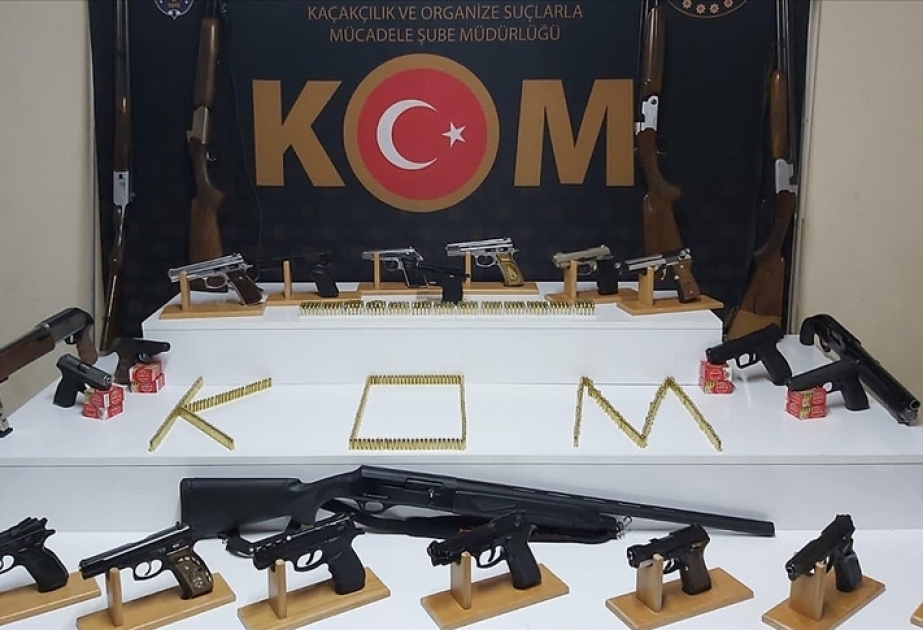 Türkiyədə qanunsuz silah ticarətinə qarşı genişmiqyaslı əməliyyat keçirilib