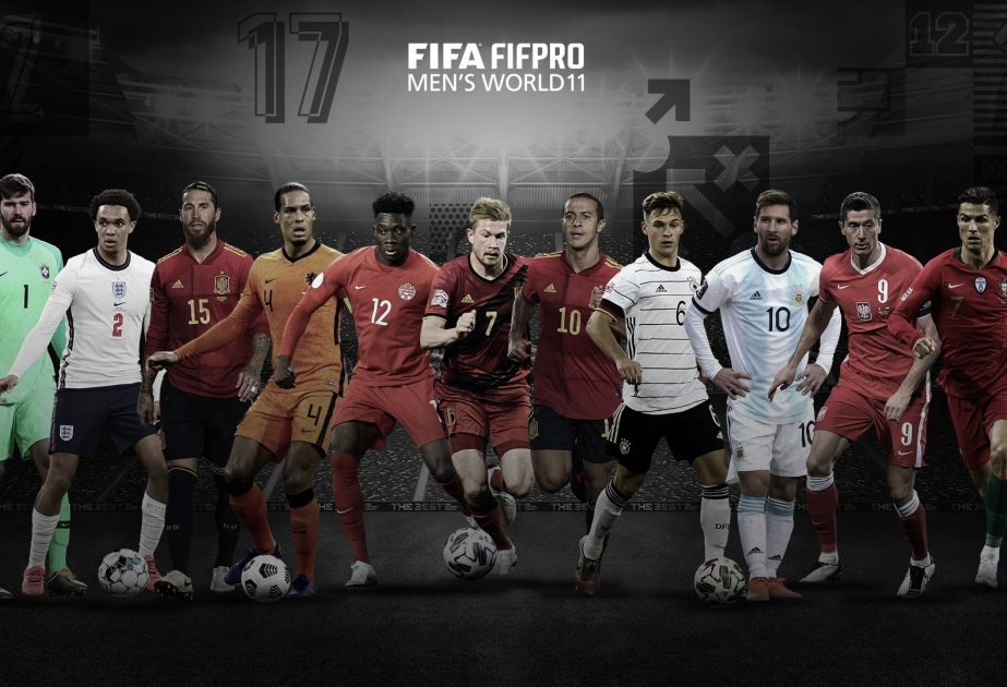 FIFA kişilərdən və qadınlardan ibarət rəmzi komandanın heyətini açıqlayıb