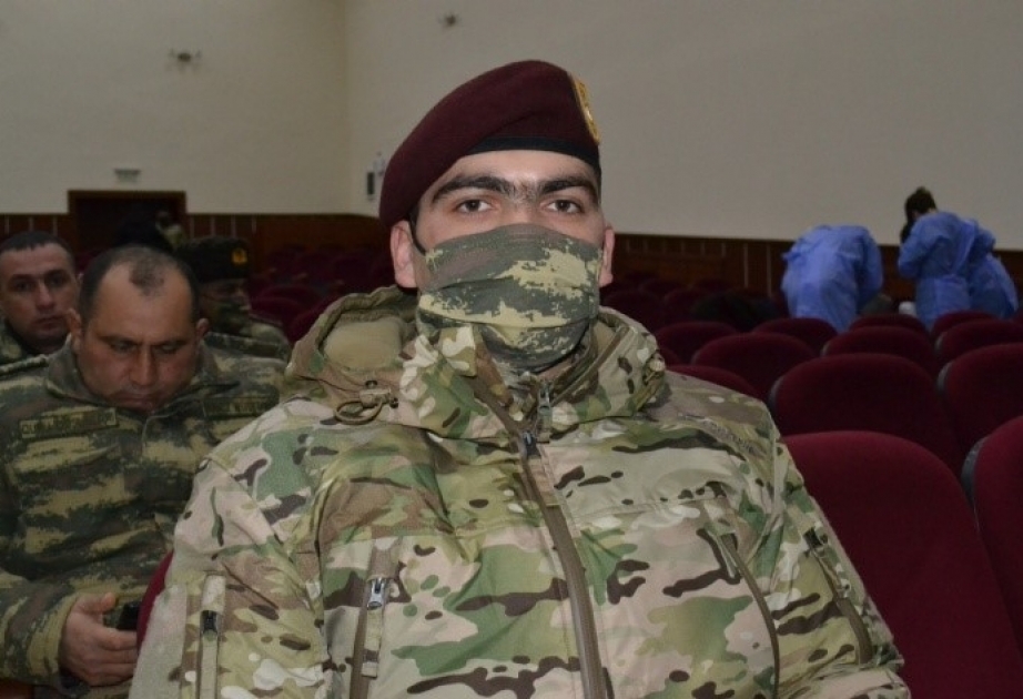 Baş gizir Rəşad Camalov: Qalib Ordunun hərbçisi olmağımla fəxr edirəm