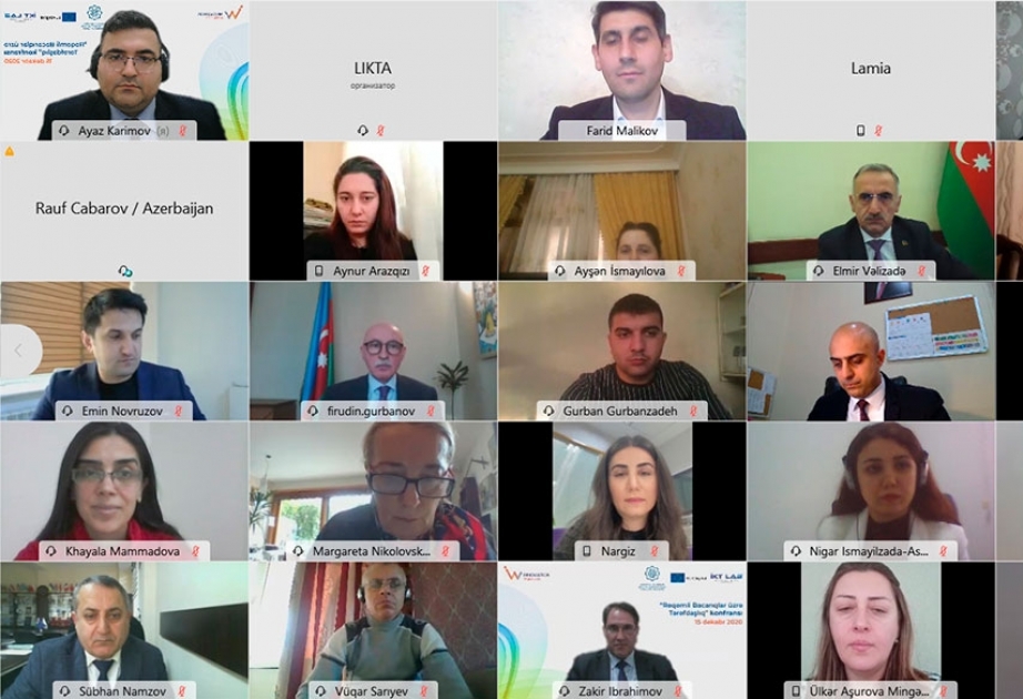 MDU “Rəqəmli bacarıqlar üzrə tərəfdaşlıq” platformasının yaradılmasına həsr edilmiş videokonfransda təmsil olunub