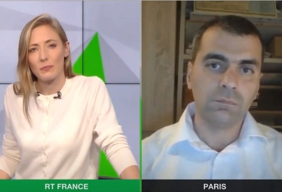 La justa posición de Azerbaiyán se transmitió en el canal RT France