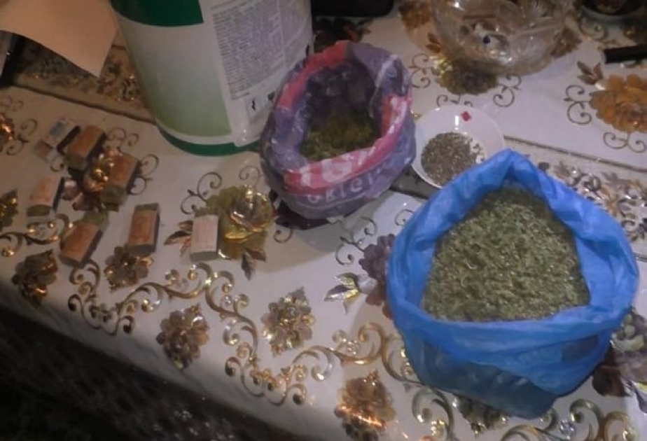 İsmayıllı rayon sakinindən külli miqdarda marixuana aşkarlanaraq götürülüb