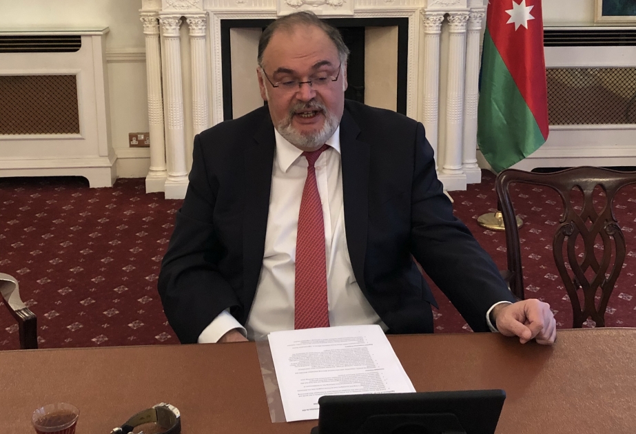 Azərbaycan səfiri Londondakı Qlobal Diplomatik Forumun üzvləri üçün vebinar keçirib