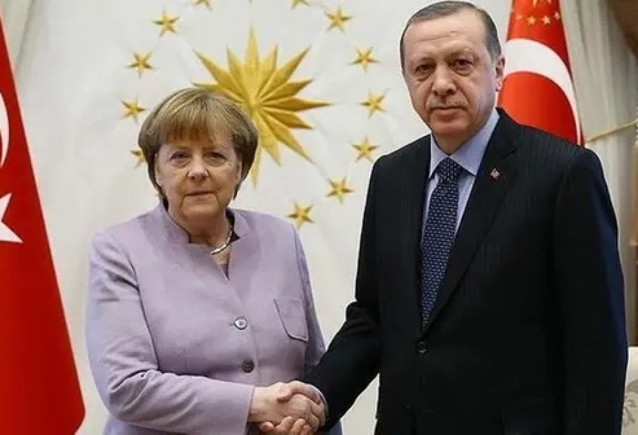 Türkiyə Prezidenti ilə Almaniya Kansleri arasında videoformatda görüş keçirilib