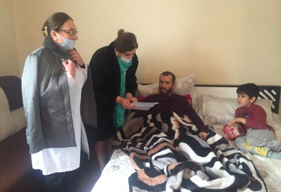 La familia de otro participante de la Guerra Patria recibió apoyo en Azerbaiyán