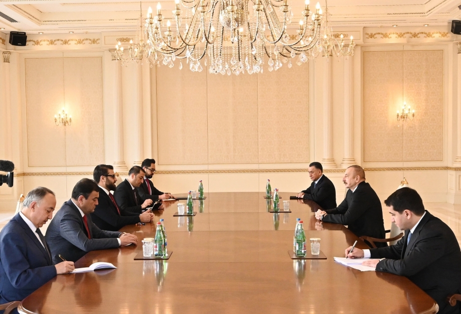 El presidente Ilham Aliyev recibió al asesor de seguridad nacional de Afganistán y al jefe de gabinete del presidente afgano  ACTUALIZADO