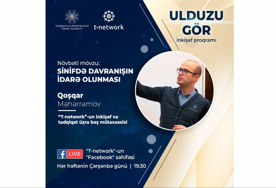 “Ulduzu gör” inkişaf proqramının növbəti mövzusu açıqlanıb