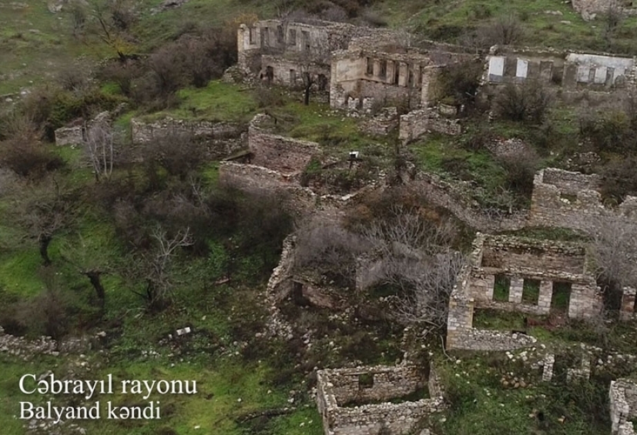 Azerbaijan’s Ministry of Defense releases video footage of Balyand village of Jabrayil district   VIDEO   