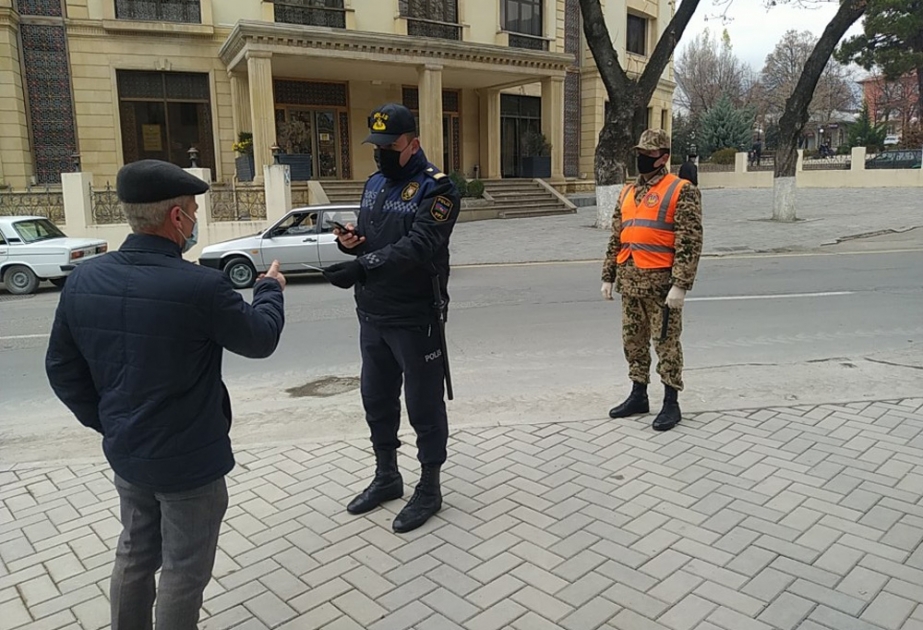 Şəkidə sərtləşdirilmiş karantin rejimi ilə əlaqədar reydlər davam etdirilir