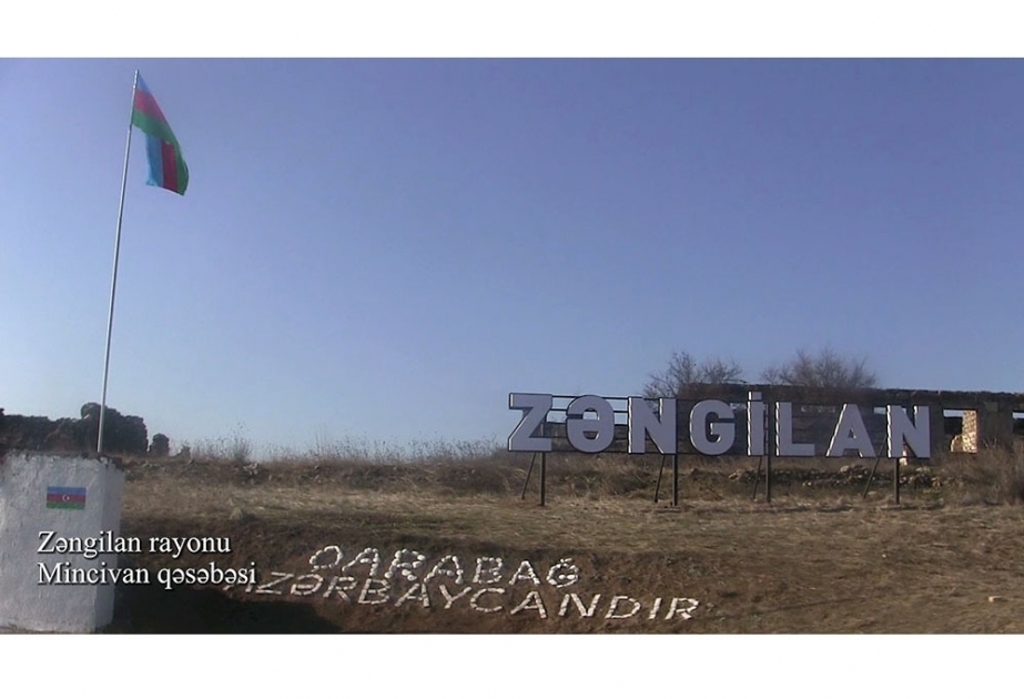 Министерство обороны распространило видеокадры из поселка Миндживан Зангиланского района ВИДЕО