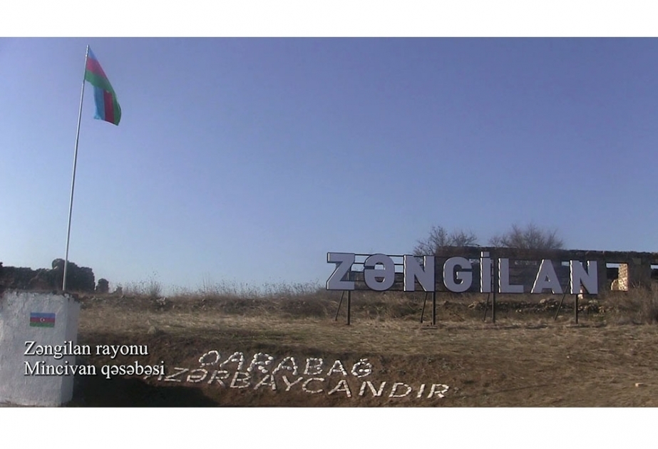 Azerbaijan’s Ministry of Defense releases video footage of Minjivan settlement of Zangilan district VIDEO