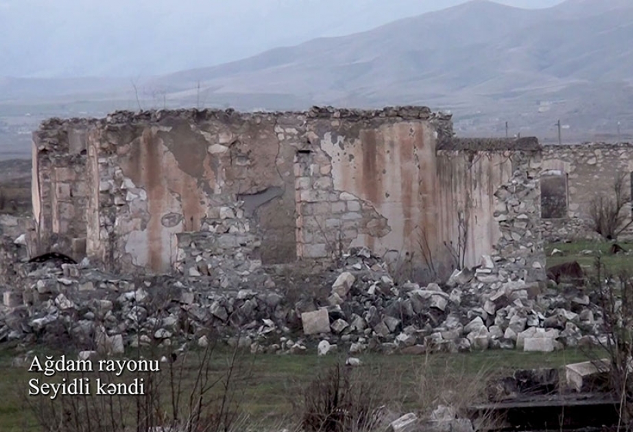 Müdafiə Nazirliyi Ağdam rayonunun işğaldan azad edilmiş Seyidli kəndinin videogörüntülərini paylaşıb VİDEO