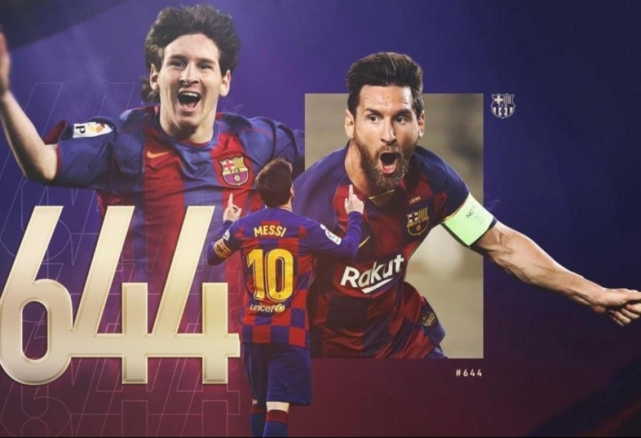 Lionel Messi Pelenin rekordunu yeniləyib