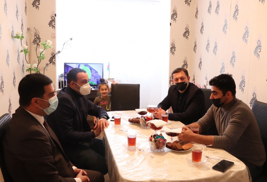 Sumqayıt gənclərinin Vətən müharibəsi qaziləri ilə görüşləri davam edir