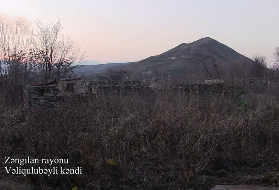 Azerbaijan’s Ministry of Defense releases video footage of Valigulubayli village of Zangilan district VIDEO