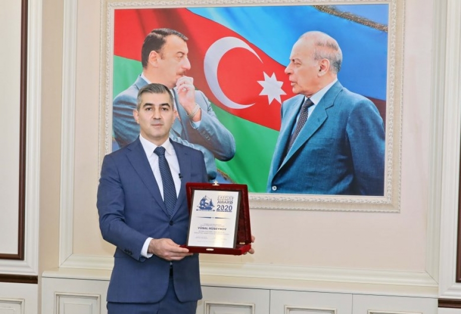 Dövlət Miqrasiya Xidmətinin rəisi beynəlxalq “Caspian Businnes Award” mükafatına layiq görülüb