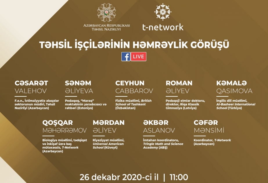 Təhsil işçilərinin həmrəylik görüşü təşkil olunacaq