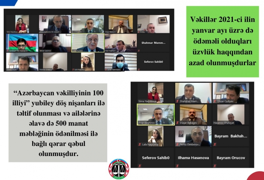 Vəkillər Kollegiyası Rəyasət Heyətinin iclası keçirilib