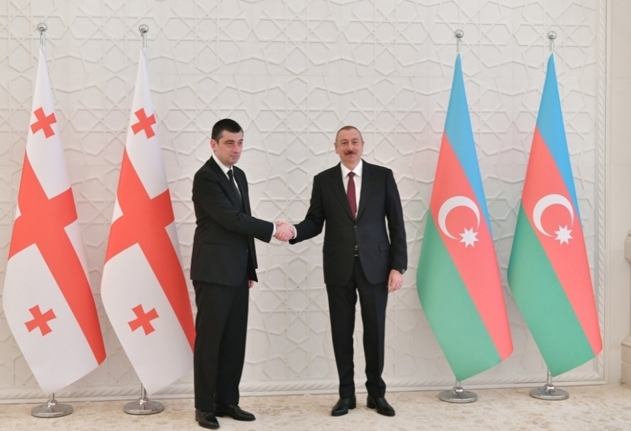 Premierminister von Georgien Giorgi Gacharia telefoniert mit Präsident Ilham Aliyev