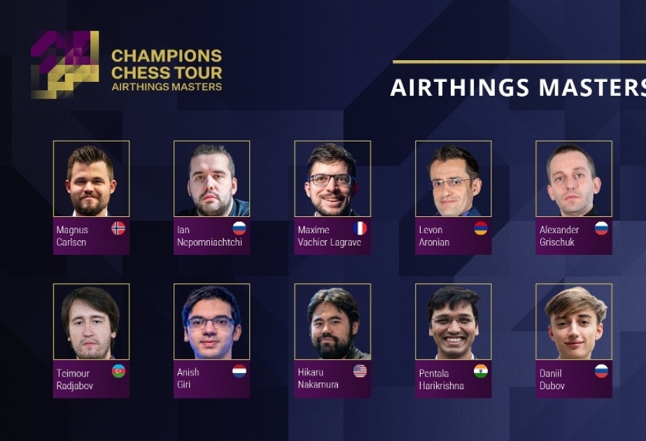 Azərbaycan şahmatçısı Teymur Rəcəbov “Airthing Masters” turnirində mübarizə aparacaq