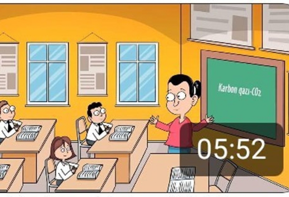 Məktəblilər üçün iqlim dəyişmələri mövzusunda cizgi filmi hazırlanıb