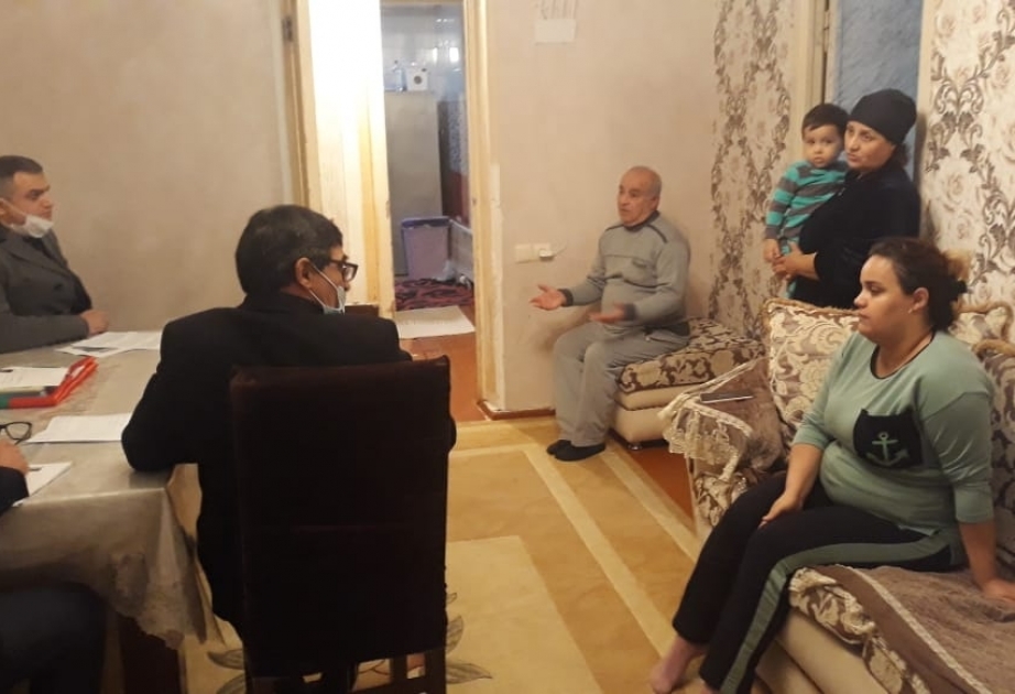 Şəhidin ailəsinə sosial dəstək göstərilir