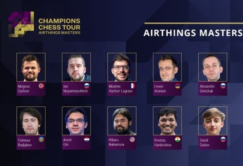 Azerbaijan`s Teymur Rajabov to take on Magnus Carlsen in first round of Airthings Masters
