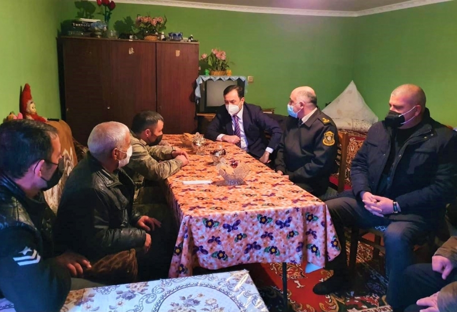 İsmayıllının Qalınçaq kəndində qazilərlə görüş olub