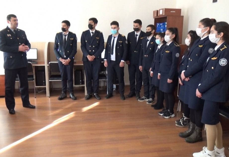 Naxçıvan Dövlət Texniki Kollecinin tələbələri Dövlət Yol Polisi İdarəsində təcrübə keçiblər