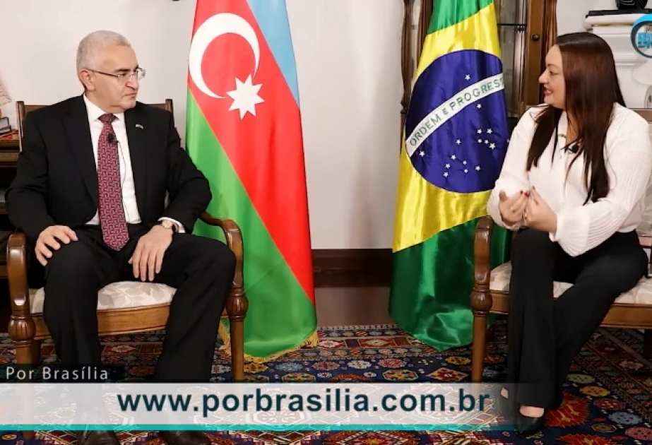 Azərbaycan səfiri Braziliya telekanalına müsahibəsində ölkəmizin tarixi Qələbəsindən danışıb