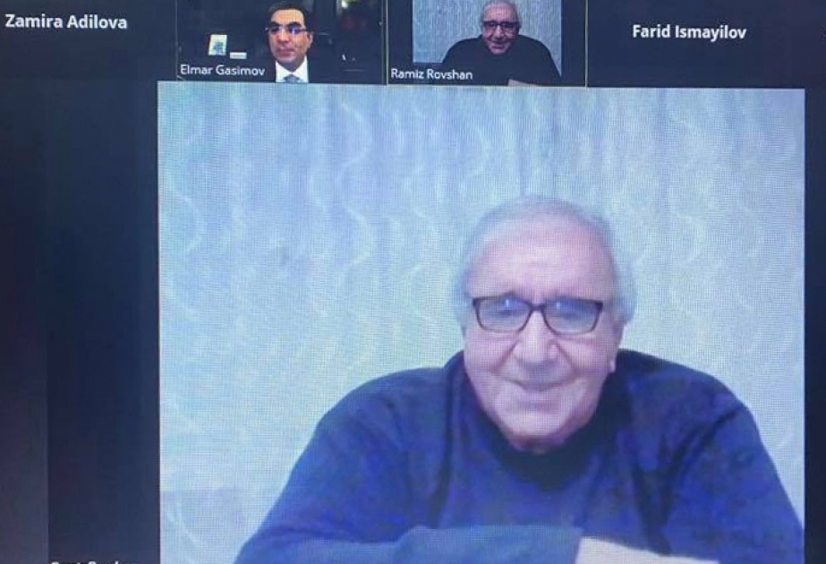 Bakı Ali Neft Məktəbində Ramiz Rövşənin poeziya gecəsi keçirilib