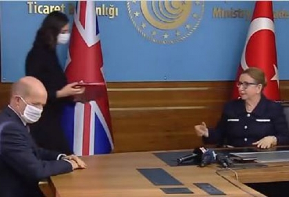 Türkiyə ilə Böyük Britaniya arasında “Sərbəst ticarət” haqqında memorandum imzalanıb