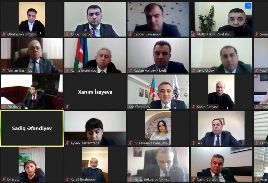 Vəkillər Kollegiyasının Vətən müharibəsində Böyük Qələbəyə həsr olunmuş onlayn konfransı keçirilib