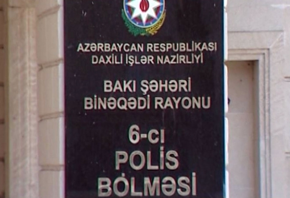 Binəqədidə evdən pul, sənəd və notbuk oğurlamaqda şübhəli bilinən şəxs yaxalanıb