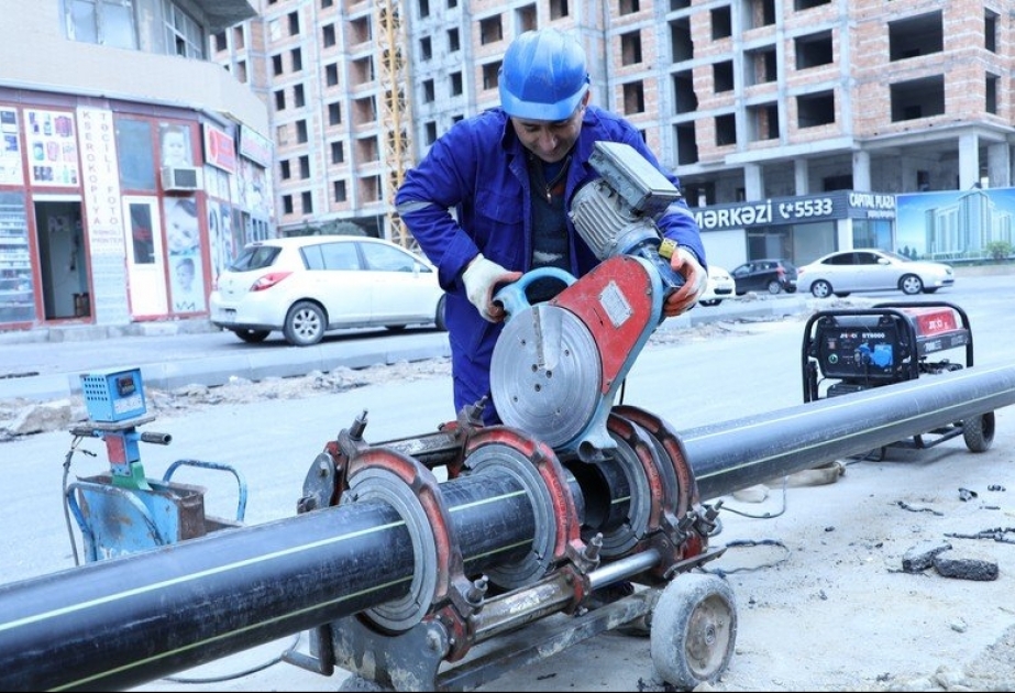 On bir ayda 1361 kilometr yeni qaz xətti çəkilib