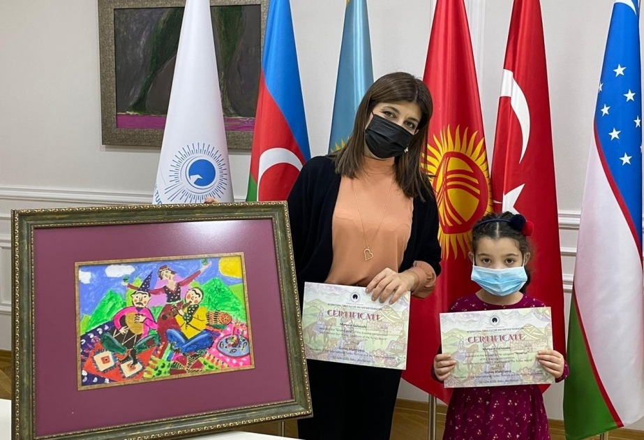 International Turkic Culture and Heritage Foundation awards participants of drawing competition