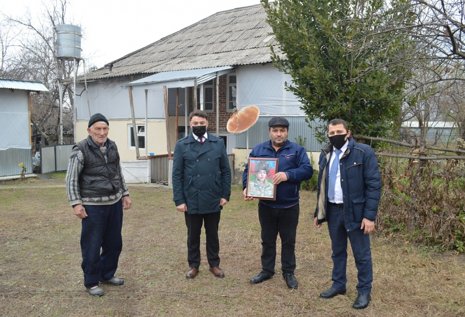 Balakəndə şəhid ailələrinə ərzaq yardımı edilib