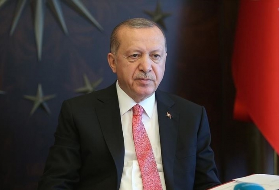 Rəcəb Tayyib Ərdoğan: Azərbaycan Prezident İlham Əliyevin liderliyi ilə 44 gündə dastana bərabər bir Zəfərə imza atdı