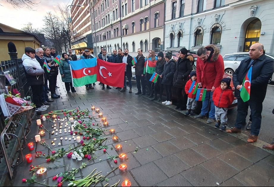 İsveçdə Vətən müharibəsi şəhidlərinin xatirəsi yad olunub