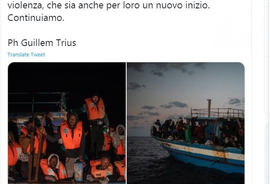 Aralıq dənizində miqrantlar xilas olunub