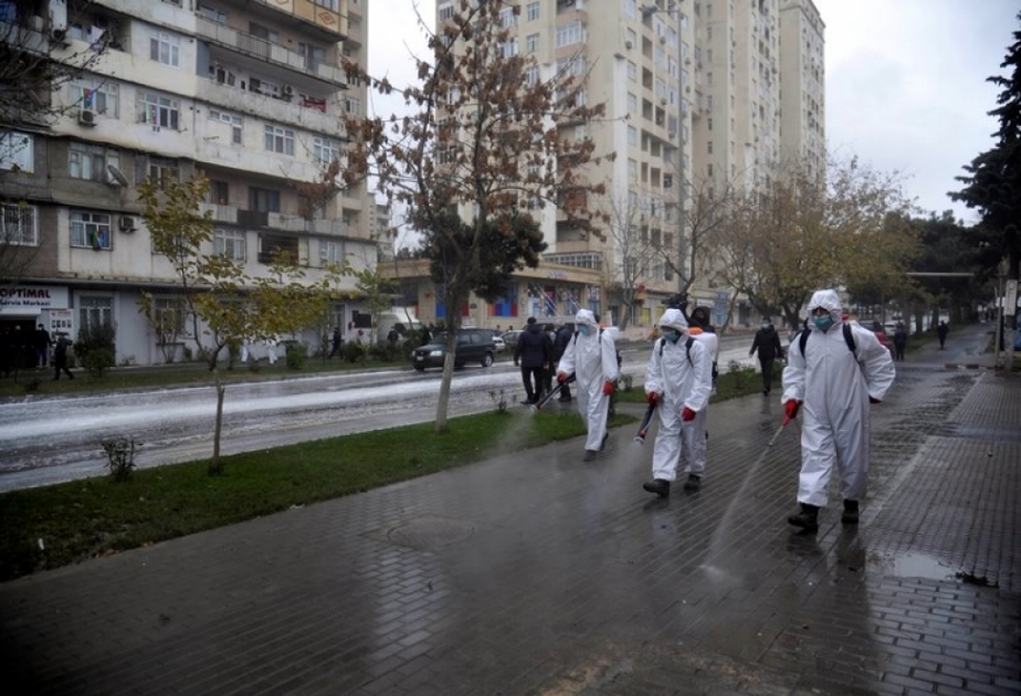 Bu gün Bakıda 554 küçə dezinfeksiya olunub