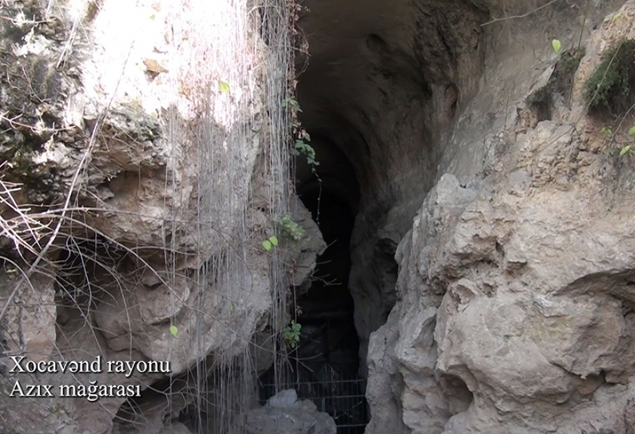 Verteidigungsministerium veröffentlicht Videoaufnahmen aus der Asych-Höhle im Bezirk Khojavend VIDEO