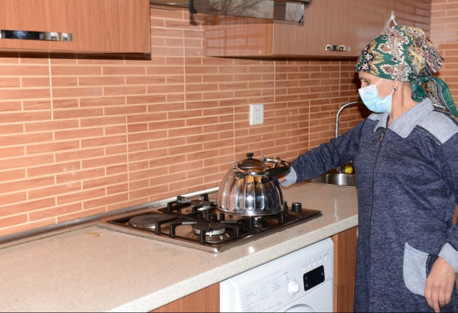Lerikin Bibiyani kəndinə təbii qaz verilib