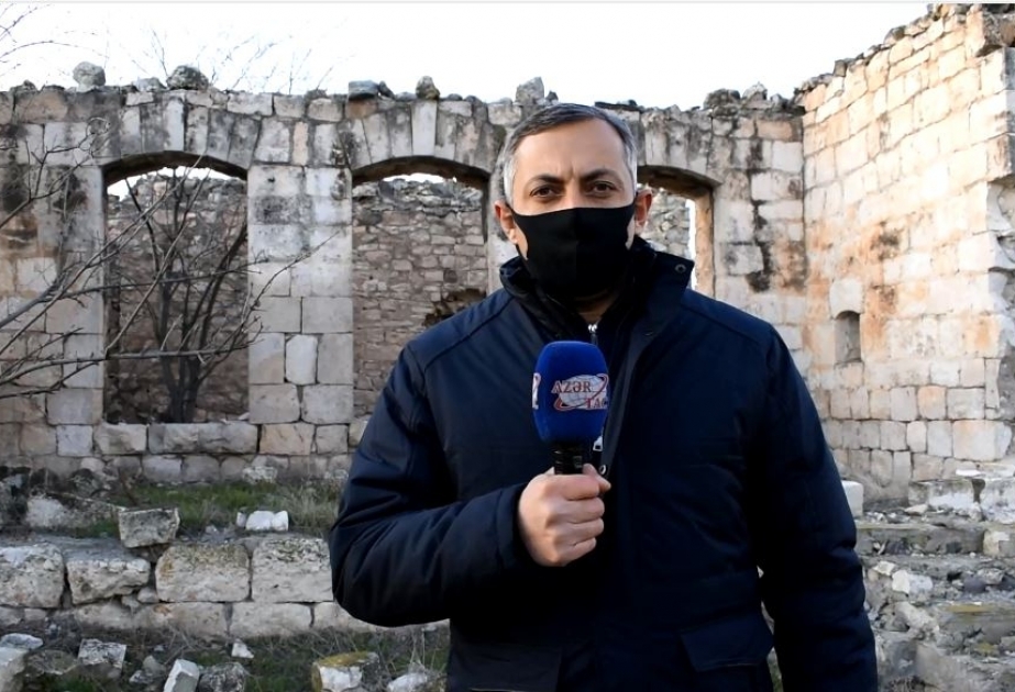 Viran qalmış yurd yeri - Ağdam rayonunun Qiyaslı kəndindən görüntülər FOTO VİDEO
