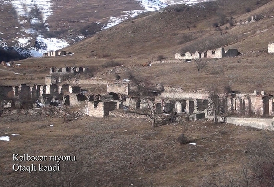 Müdafiə Nazirliyi Kəlbəcər rayonunun Otaqlı kəndinin videogörüntülərini paylaşıb VİDEO